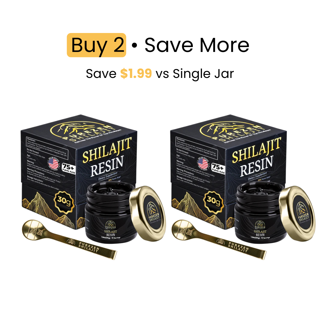 Pure Himalayan Shilajit Resin | 75% Fulvic Acid, 85+ Minerals | 30g