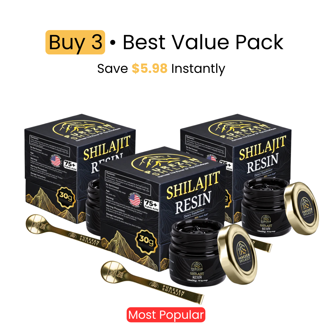 Pure Himalayan Shilajit Resin | 75% Fulvic Acid, 85+ Minerals | 30g