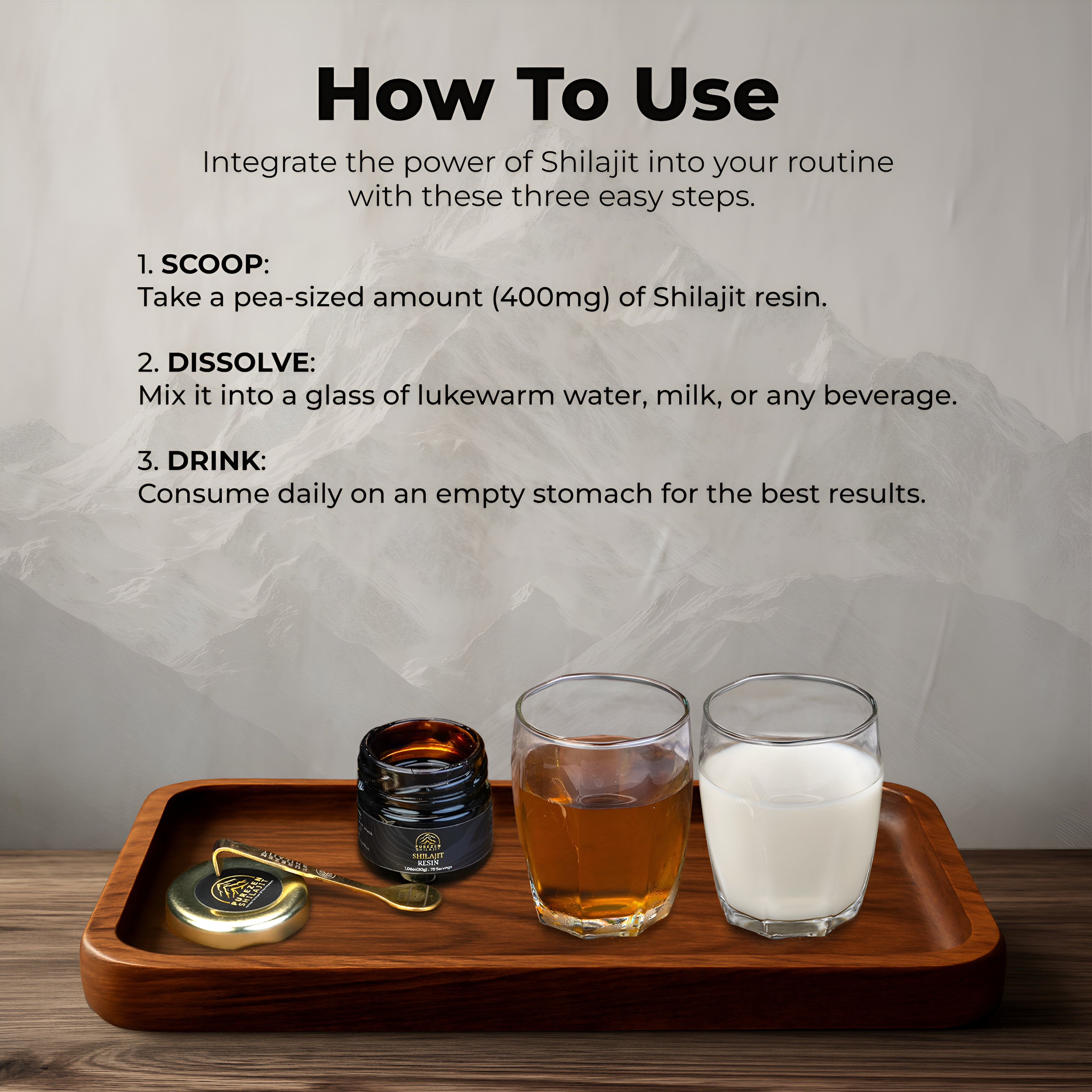 75%+ Fulvic Acid, 85+ Trace Minerals from 17,000 ft Himalayas – Natural Energy, Stamina & Muscle Support for Men & Women, Lab-Tested 30g (75 Servings)